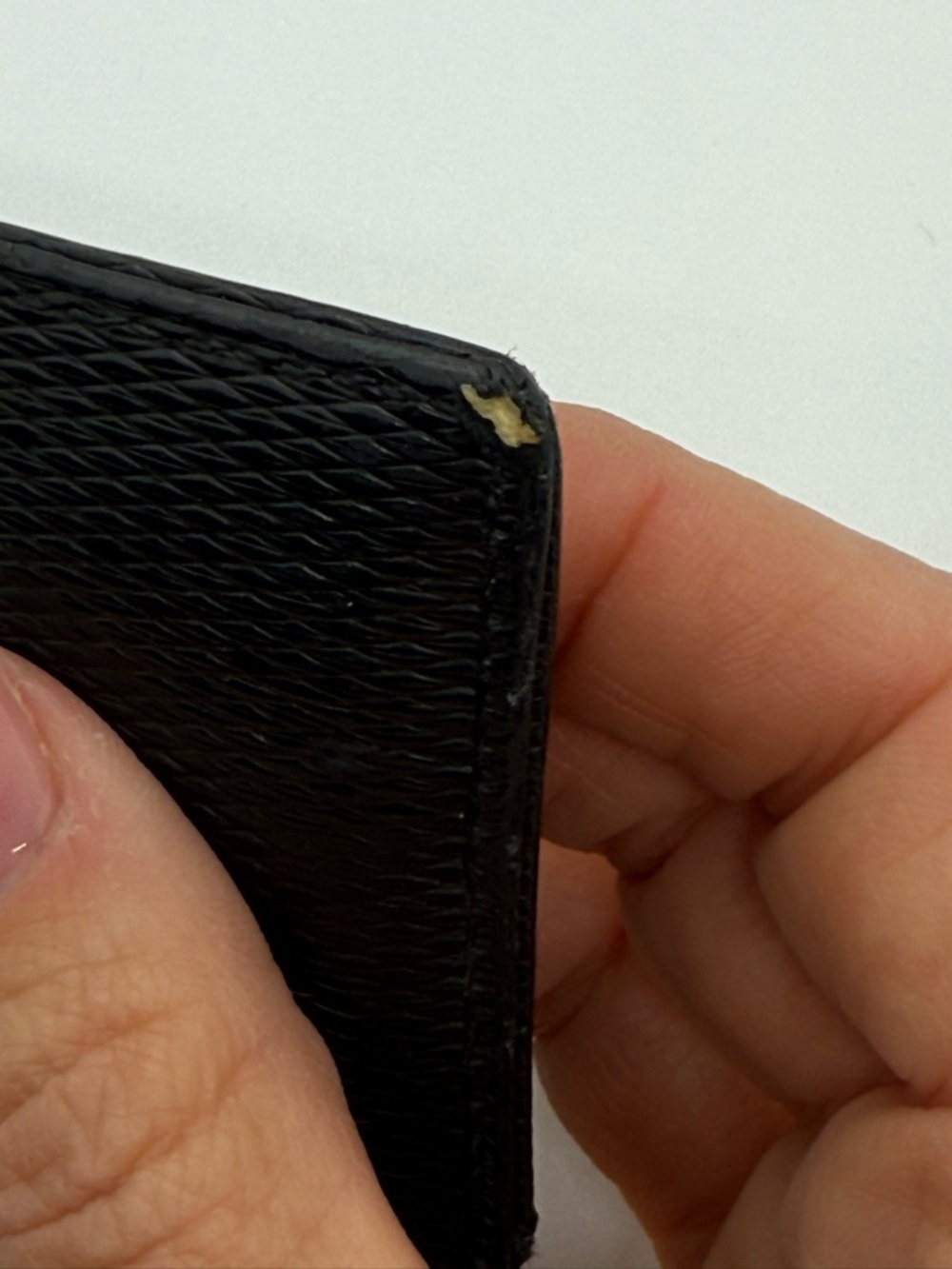 Tumi Black Leather Money Clip Card Case - Picture 6 of 8